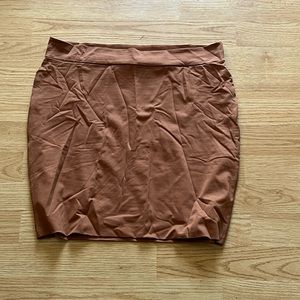 Brown cotton skirt